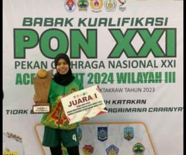 Dela Putri Laura Srikandi Katongan Lolos Pra PON Aceh 2024
